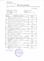 Документ о качестве нерудных строительных материалов